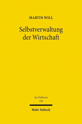 Selbstverwaltung der Wirtschaft
