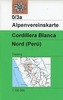 DAV Alpenvereinskarte 0/3A Cordillera Blanca Nordteil 1 : 100 000