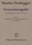 Gesamtausgabe Abt. 2 Vorlesungen Bd. 17. Einführung in die phänomenologische Forschung