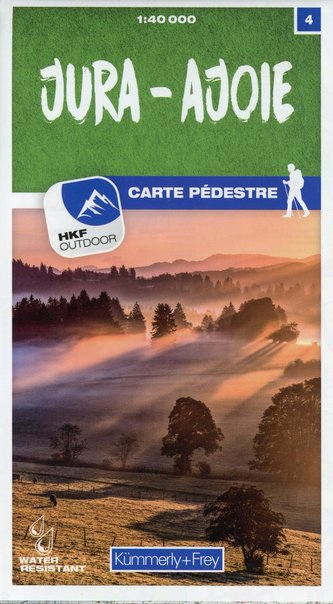 Jura - Ajoie 04 Wanderkarte 1:40 000 matt laminiert