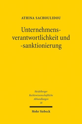 Unternehmensverantwortlichkeit und -sanktionierung