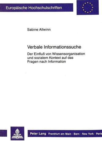Verbale Informationssuche