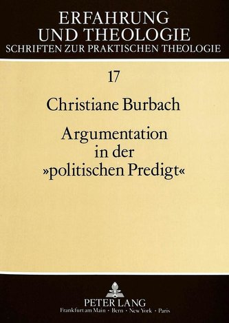 Argumentation in der «politischen Predigt»