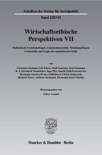 Wirtschaftsethische Perspektiven 7