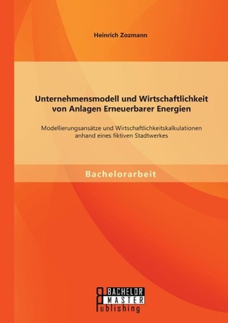 Unternehmensmodell und Wirtschaftlichkeit von Anlagen Erneuerbarer Energien: Modellierungsansätze und Wirtschaftlichkeitskalkula