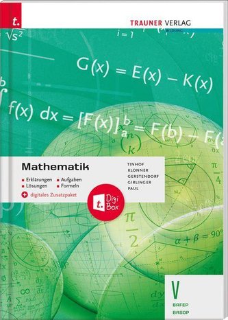 Mathematik V BAFEP/BASOP - Erklärungen, Aufgaben, Lösungen, Formeln + digitales Zusatzpaket