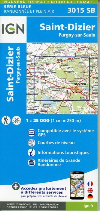 St-Dizier-Pargny-sur-Saulx 1:25 000