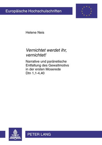 Vernichtet werdet ihr, vernichtet!