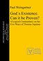 God´s Existence. Can it be Proven?