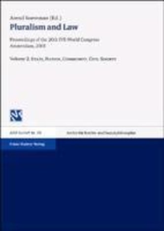 Pluralism and Law - Vol. 2: State, Nation, Community, Civil Society