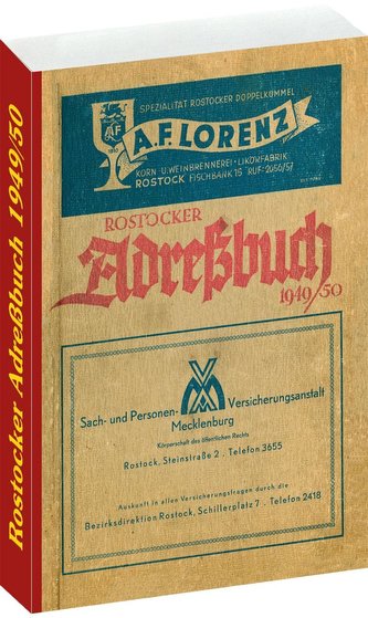 ROSTOCKER ADRESSBUCH 1949/50