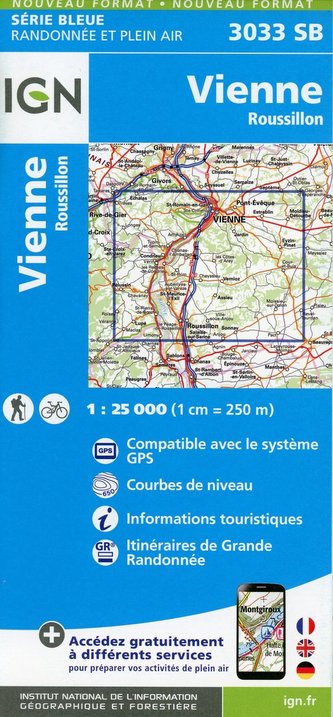 Vienne - Roussillon 1:25 000