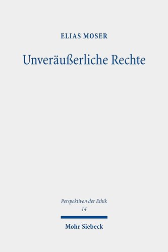 Unveräußerliche Rechte