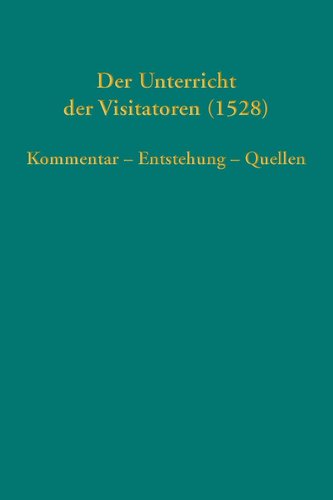 Der Unterricht der Visitatoren (1528)