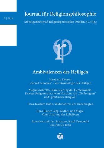 Journal für Religionsphilosophie Nr. 3 (2014)