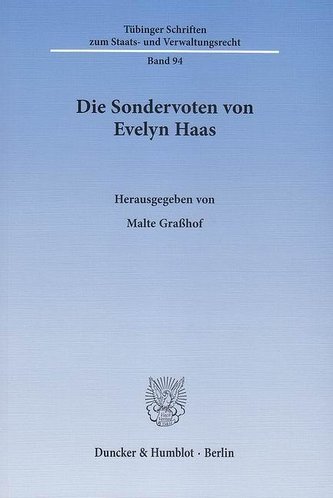 Die Sondervoten von Evelyn Haas