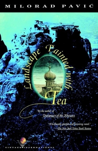 Landscape Painted with Tea