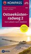 Fahrrad-Tourenkarte Ostseeküstenradweg 2, von Lübeck nach Usedom