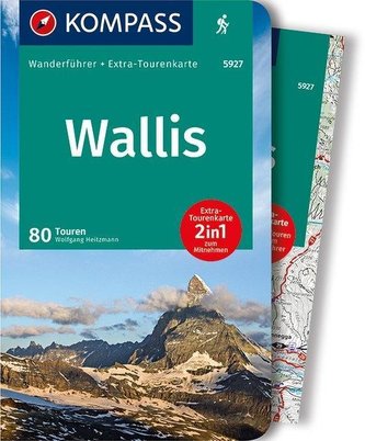 KOMPASS Wanderführer Wallis, Oberwallis