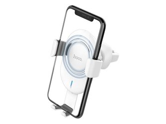 Držák do auta HOCO CW17 WHITE s nabíjením