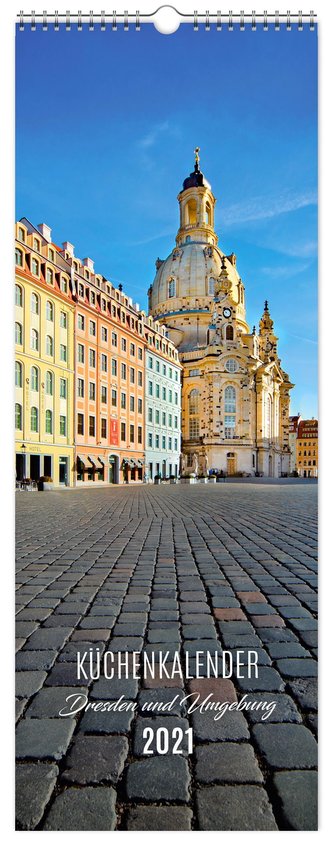 Einschreibkalender Küchenkalender Dresden und Umgebung 2021 15x40 cm