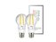 Chytrá WiFi žárovka LED E27  6.3W bílá teplá IMMAX NEO 07088B 2ks