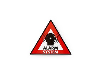 Samolepka výstražná NEDIS ALARM 5ks