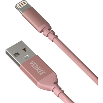 Kabel YENKEE YCU 611 RE USB/Lightning 1m růžový