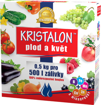 Hnojivo krystalické KRISTALON PLOD A KVĚT 0.5 kg