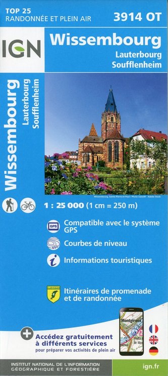 Wissembourg.Lauterbourg-Soufflenheim 1:25 000