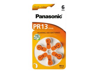 Baterie PANASONIC AZ13/V13/PR13 6ks v blistru