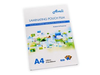 Fólie laminovací AVELI A4 200mic 100ks lesklé