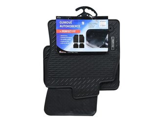 Koberce gumové COMPASS PERFECT FIT P3 s fixací sada 4ks