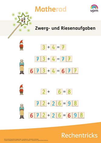 Matherad 3/4. Poster Rechentricks Klasse 3/4