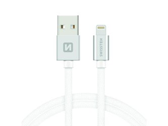 Kabel SWISSTEN USB/Lightning MFi 1,2m stříbrný