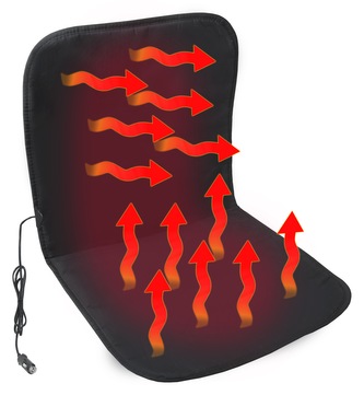 Potah sedadla COMPASS BLACK vyhřívaný