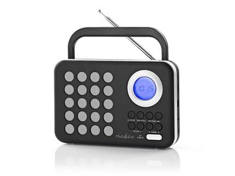 Rádio NEDIS RDFM1310WT BLACK/WHITE