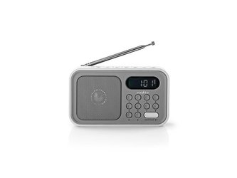 Rádio NEDIS RDFM2200WT GREY/WHITE