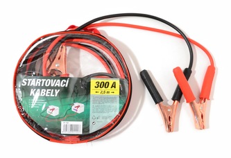 Kabely startovací 300A 2,5m COMPASS 01122
