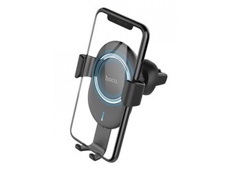 Držák do auta HOCO CW17 BLACK s nabíjením