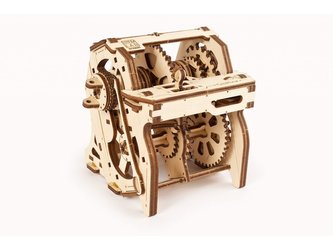 Ugears 3D dřevěné mechanické puzzle Stem Lab Převodovka
