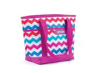Taška plážová SPOKEY ACAPULCO fialová termo 39x15x27cm