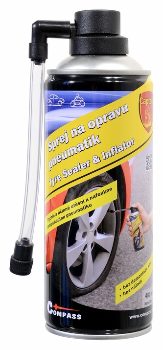 Sprej na lepení pneu 450ml COMPASS CAPTAIN