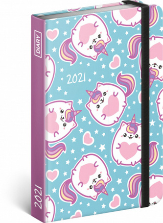 Týdenní diář Unicorn Cat 2021
