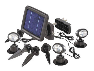 Svítidlo solární RENKFORCE SP303K Trio