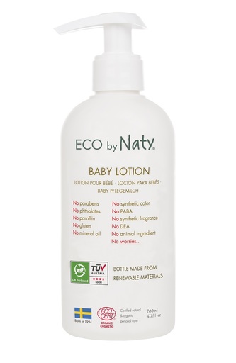 Dětské ECO tělové mléko Naty 200 ml