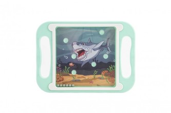 Hlavolam s kuličkami plast 20x14cm 1 ks / 4 barvy