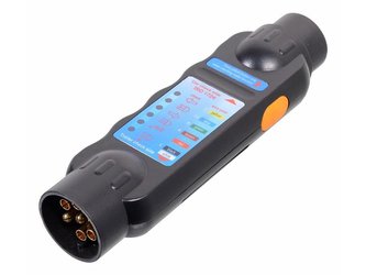 Tester zásuvky přívěsu 7pólů COMPASS 07171
