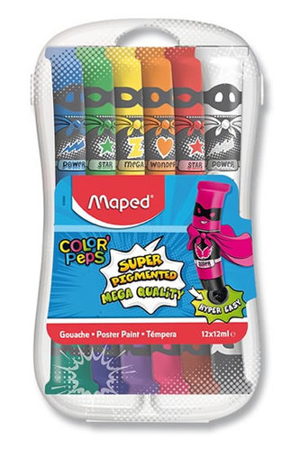 Maped - Temperové barvy Paint 12 tub x 12 ml