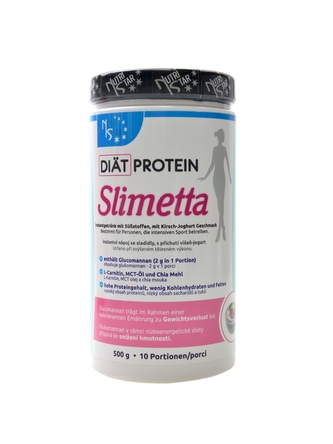 Nutristar Diät Protein Slimetta 500 g (10 porcí) Čokoláda